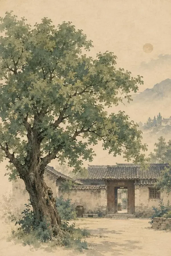《老屋门前那棵树》短剧封面 - 黄豆短剧