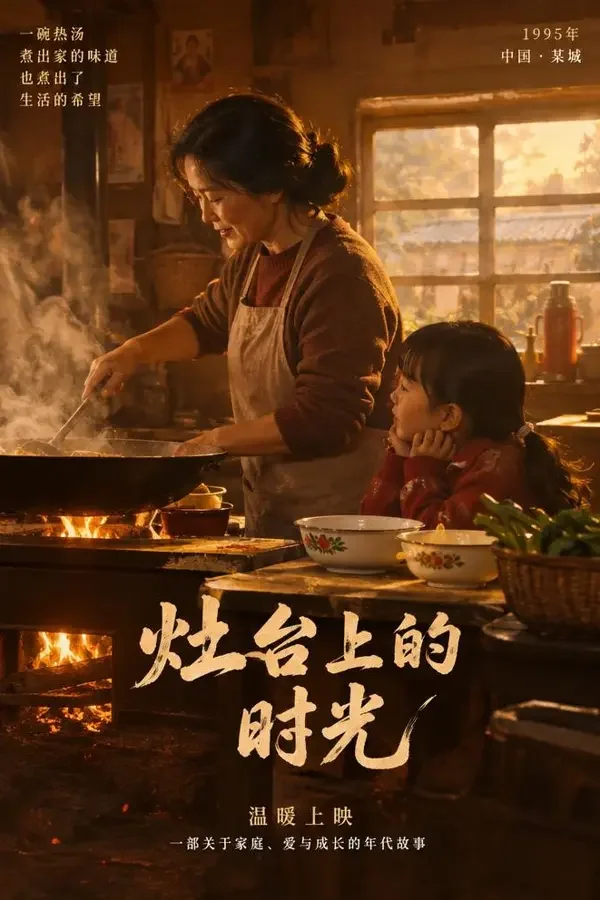 《灶台边的四季》短剧封面 - 黄豆短剧